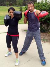 Boxing fitness training